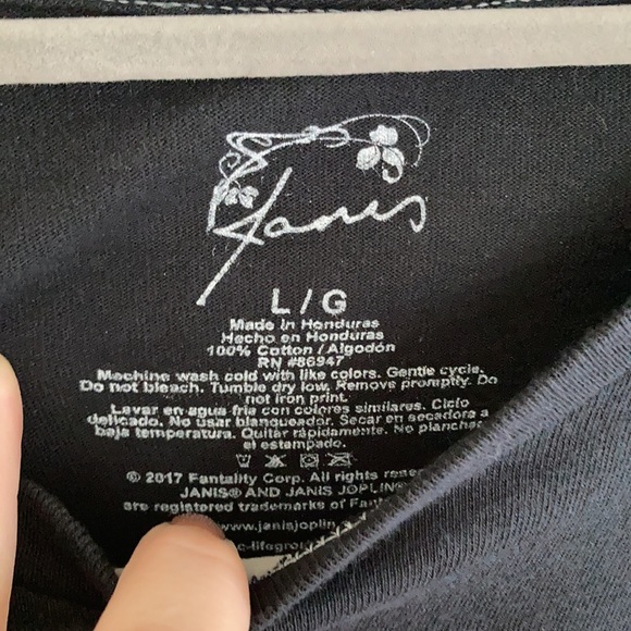 Janis Joplin Rock N Roll Oversized Graphic Purple Tie Dye Band Tee Size … - Picture 3 of 9